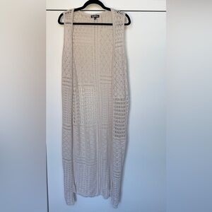 Freshman Beige Lace cover up
